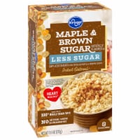 Kroger® Maple & Brown Sugar Less Sugar Instant Oatmeal Perspective: Main
