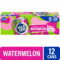 Kroger® Watermelon Flavored Seltzer Water Cans