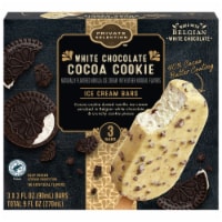 Private Selection™ White Chocolate Cocoa Cookie Ice Cream Bars