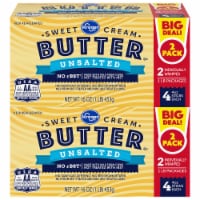 Kroger® Unsalted Sweet Cream Butter Sticks 2 Pack