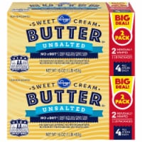 Vermont Creamery® Unsalted Cultured Butter Sticks, 8 oz - Kroger