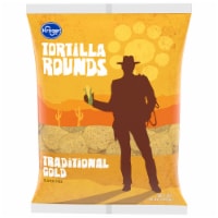 Kroger® Traditional Gold Round Tortilla Chips Perspective: Main