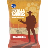 Kroger® Traditional White Corn Round Tortilla Chips Perspective: Main