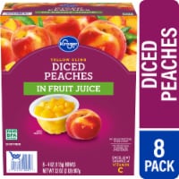 Kroger® Yellow Cling Diced Peaches Fruit Cup