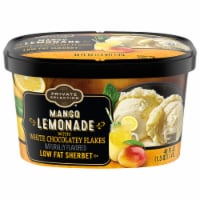 Private Selection® Mango Lemonade with White Chocolatey Flakes Sherbet Tub