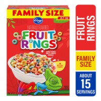 Kroger® Multi-Grain Fruit Rings® Cereal Family Size Perspective: Main