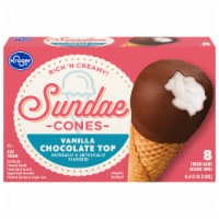 Kroger® Fun Days Sundaes Vanilla Chocolate Cones