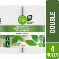 Simple Truth® Toilet Paper 100% Recycled Double Roll Perspective: Main