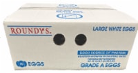 Roundy's® 60 Count Large White Eggs Perspective: Main