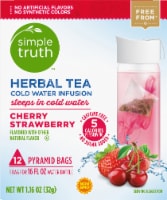 Simple Truth™ Cherry Strawberry Herbal Pyramid Tea Bags