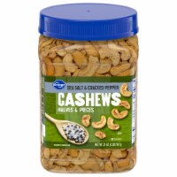 Kroger Seasalt and Cracked Pepper Cashews