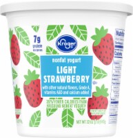 Kroger Strawberry Nonfat Yogurt Tub