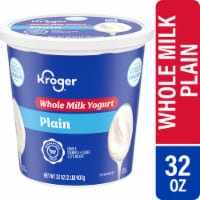 Kroger Plain Whole Milk Yogurt Tub