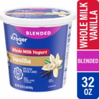 Kroger® Vanilla Blended Whole Milk Yogurt Tub Perspective: Main