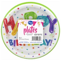 Kroger® Balloon Letter Birthday Plate Perspective: Main