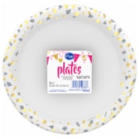 Kroger® Golden Confetti Plates