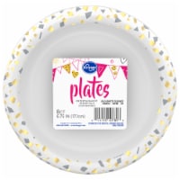Kroger® Golden Confetti Plates
