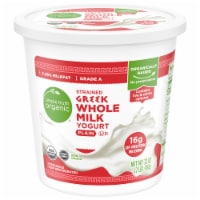 Simple Truth Organic® Plain Whole MIlk Greek Yogurt Tub