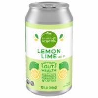 Simple Truth Organic Lemon Lime Probiotic Soda Can