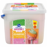 Kroger® Deluxe Low Fat BIG Deal! Rainbow Sherbet Tub