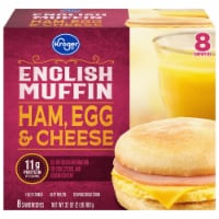 Kroger® Ham Egg and Cheese English Muffin Breakfast Sandwich