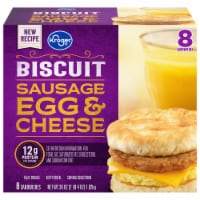Kroger Sausage Egg and Cheese Biscuit