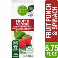 Simple Truth® Fruit Punch & Spinach Kids Juice Boxes
