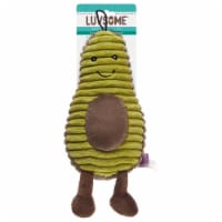 Luvsome Avocado with Legs Plush Dog Toy Perspective: Main