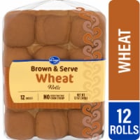 Kroger® Wheat Dinner Rolls Brown and Serve Perspective: Main
