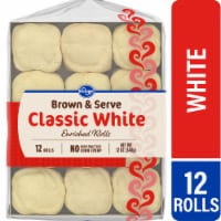 Kroger® White Dinner Rolls Brown and Serve Perspective: Main