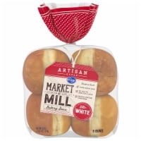 Kroger® Market & Mill™ Artisan Style White Hamburger Buns