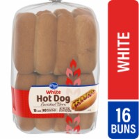 Kroger® White Hot Dog Buns Perspective: Main