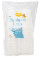 Smart Way Translucent Ribbed Plastic Cups