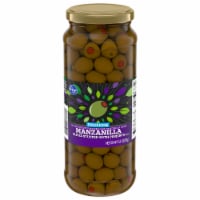 Kroger® Reduced Sodium Manzanilla Pimiento Stuffed Olives