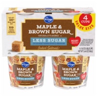 Kroger® Less Sugar Maple & Brown Sugar Instant Oatmeal Cups