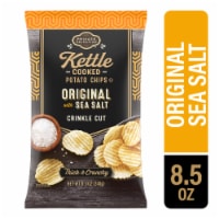 Private Selection® Original Sea Salt Crinkle Cut Kettle Chips Perspective: Main