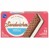 Kroger Vanilla Ice Cream Snowboard Sandwiches