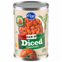 Kroger® Italian Style Diced Tomatoes Perspective: Main