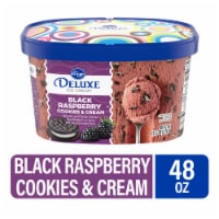 Kroger® Deluxe Black Raspberry Cookies & Cream Ice Cream Tub