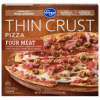 Kroger Thin Crust Four Meat Pizza