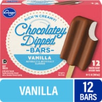 Kroger Vanilla Chocolatey Dipped Ice Cream Bars