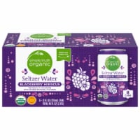 Simple Truth Organic™ Blackberry Hibiscus Seltzer Water Cans
