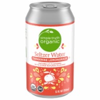 Simple Truth Organic™ Tangerine Lemongrass Seltzer Water Can Perspective: Main