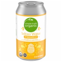 Simple Truth Organic™ Pineapple Seltzer Water Can Perspective: Main