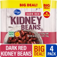 Kroger Dark Red Kidney Bean 4PK