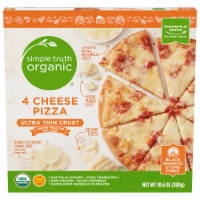 Simple Truth Organic® 4 Cheese Ultra Thin Crust Frozen Pizza Perspective: Main