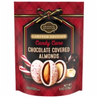 Private Selection®Candy Cane Chocolate Covered Almonds Holiday Candy Bag