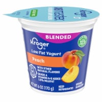 Kroger Peach Low Fat Yogurt Cup