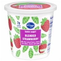 Kroger Strawberry Low Fat Greek Yogurt Tub