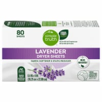 Simple Truth® Lavender Scented Bio-Based Dryer Sheets Perspective: Main